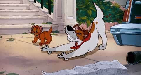 Oliver & Company (1988) BluRay 1080p h264 [Hindi-English]