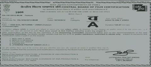 1920: Evil Returns (2012) Web-DL 720p hevc [Hindi]