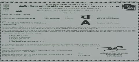 1920: Evil Returns (2012) Web-DL 720p h264 [Hindi]