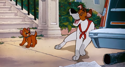 Oliver & Company (1988) BluRay 720p hevc [Hindi-English]