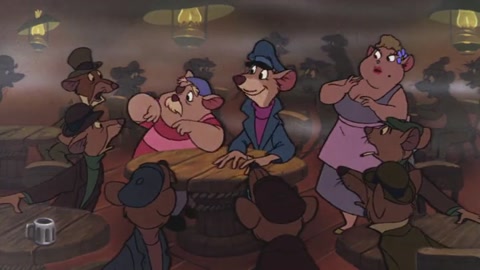 The Great Mouse Detective (1986) BluRay 480p h264 [Hindi-English]
