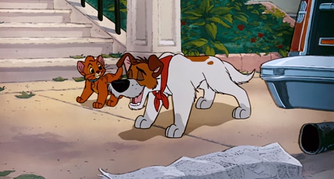 Oliver & Company (1988) BluRay 1080p hevc [Hindi-English]