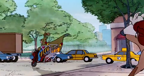 Oliver & Company (1988) BluRay 720p h264 [Hindi-English]