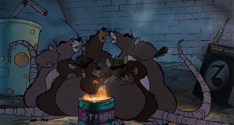 Oliver & Company (1988) BluRay 720p h264 [Hindi-English]